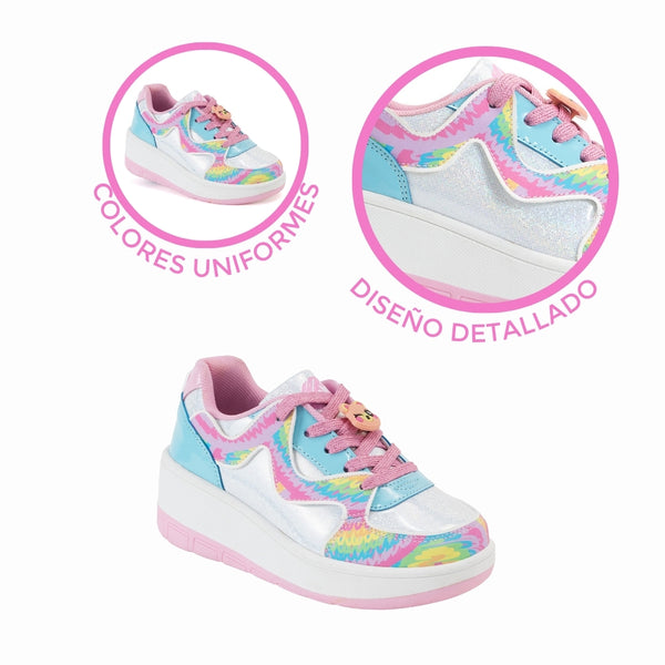 Tenis Patín Onix Style Fun Doodles Multicolor Para Niña