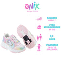 Tenis Patín Onix Style Magic Rainbow Rosa Para Ñiña