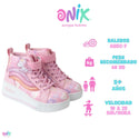 Tenis Patín Onix Style Bota rosa