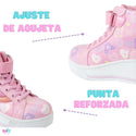 Tenis Patín Onix Style Bota rosa