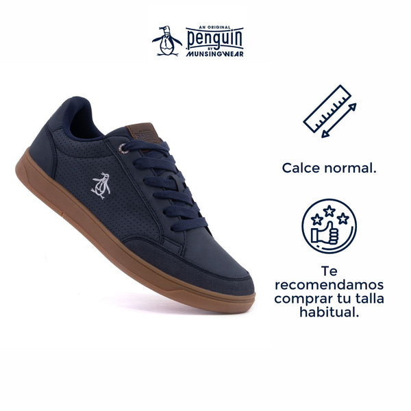 Tenis Original Penguin Style Cole Azul Marino Para  Caballero