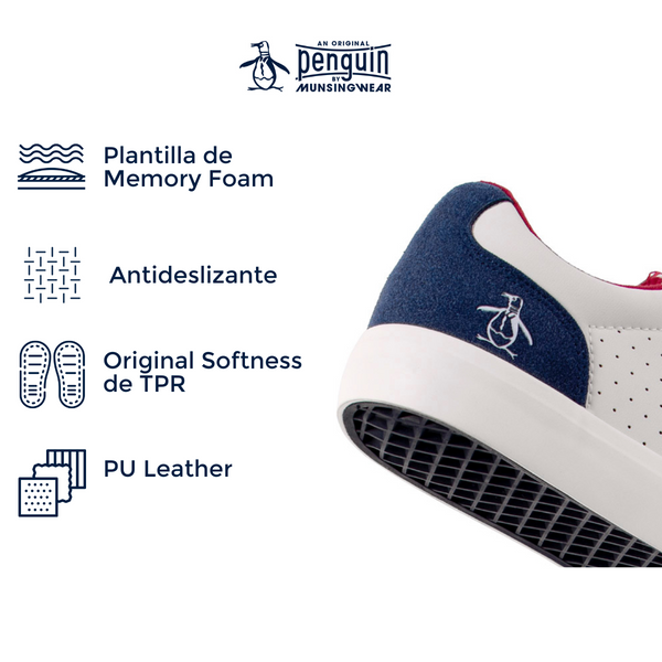 Tenis Original Penguin Style Naim Blanco