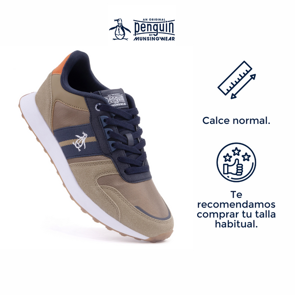 Tenis Original Penguin Style Gareth Khaki