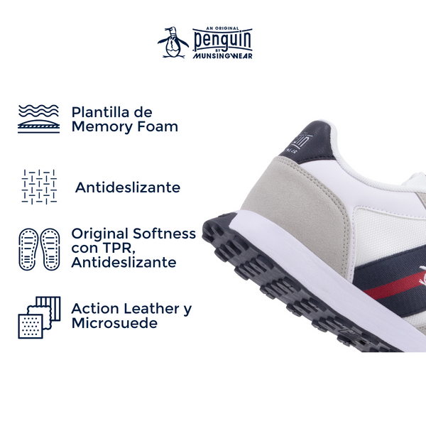 Tenis Original Penguin Style Gareth Blanco