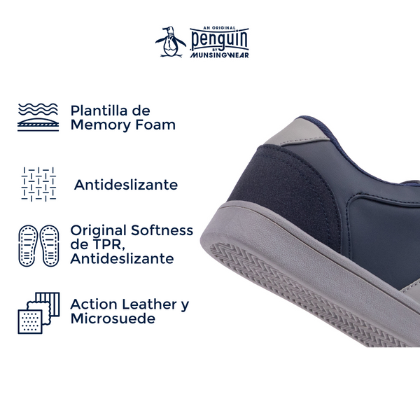 Tenis Original Penguin Style Domenico Azul Marino