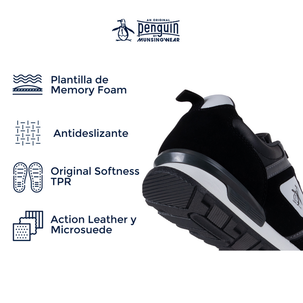 Tenis Original Penguin Style Darío Negro