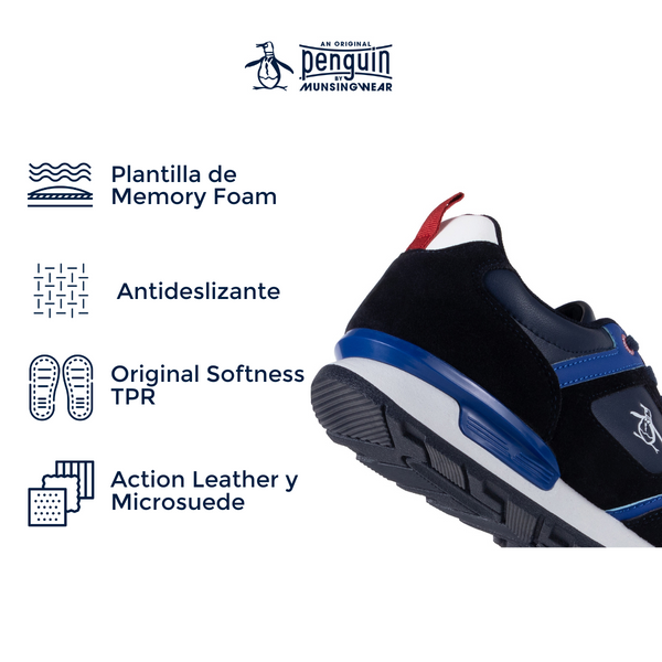 Tenis Original Penguin Style Darío Azul Marino