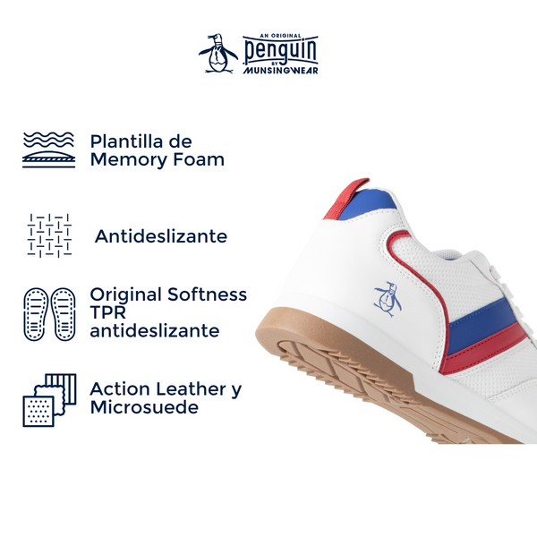 Tenis Original Penguin Style Jeriel Blanco