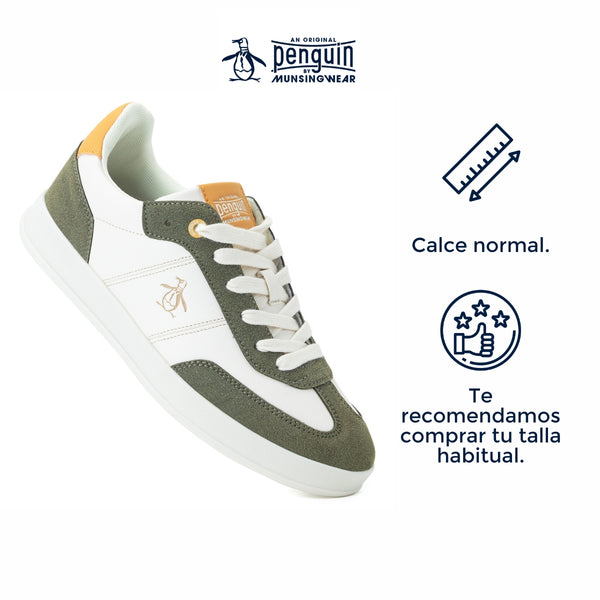 Tenis Original Penguin Style Morty Beige  Para Caballero