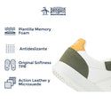 Tenis Original Penguin Style Morty Beige  Para Caballero