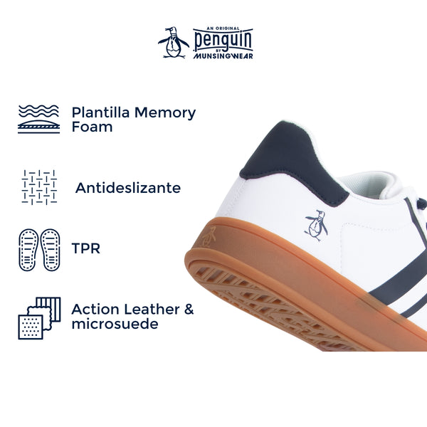 Tenis Penguin Style Maes Blanco