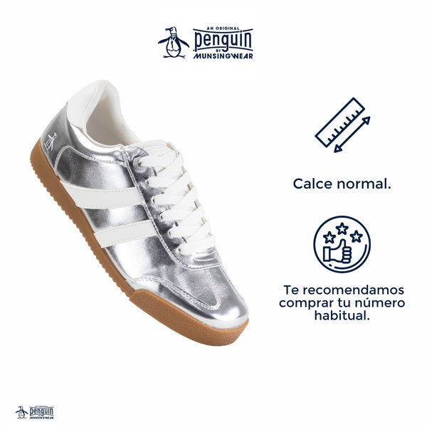 Tenis Penguin Dama Style Violet Plata