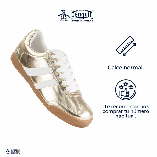 Tenis Penguin Dama Style Violet Dorado