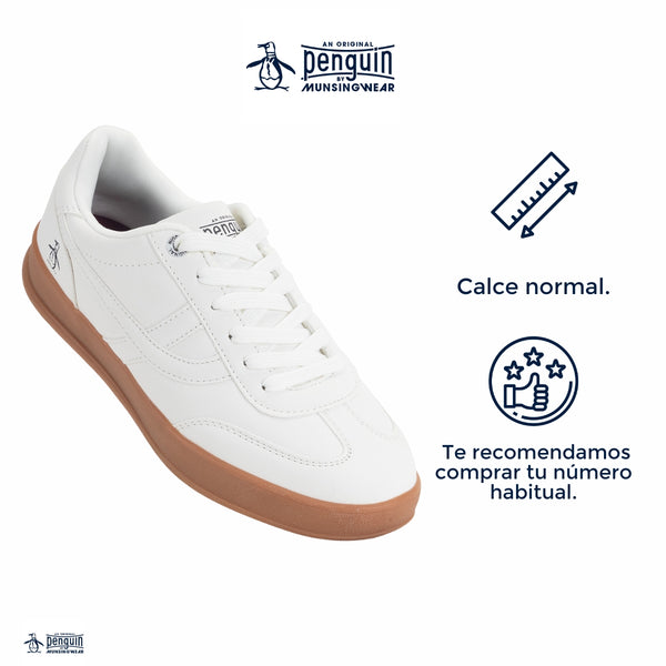 Tenis Penguin Dama Style Cleo Blanco