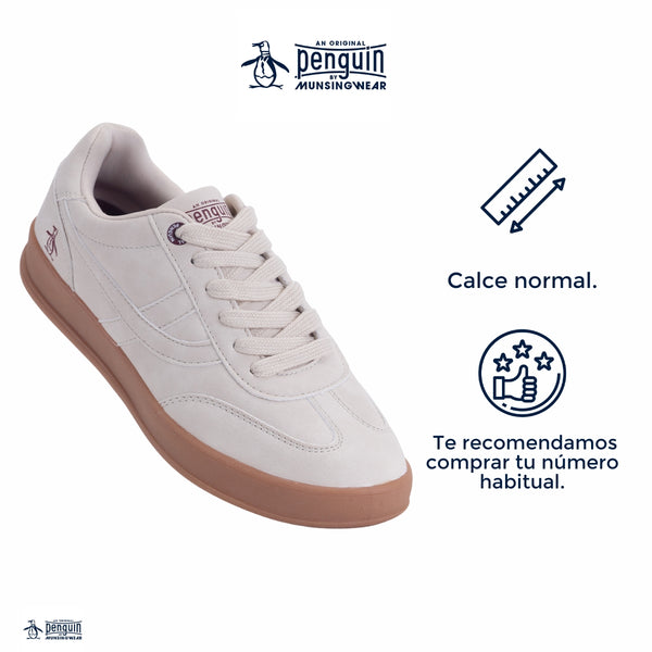 Tenis Penguin Dama Style Cleo Beige