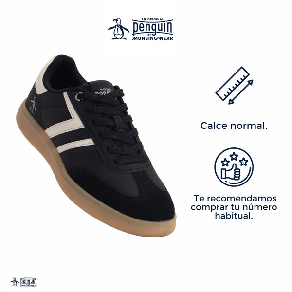 Tenis Penguin Dama Style Lena Negro