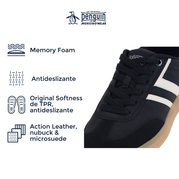 Tenis Penguin Dama Style Lena Negro