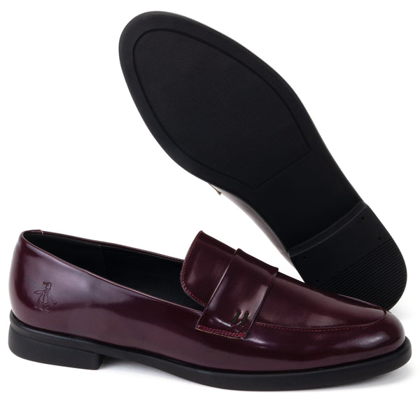 Mocasín Style Alice Burgundy Para   Dama