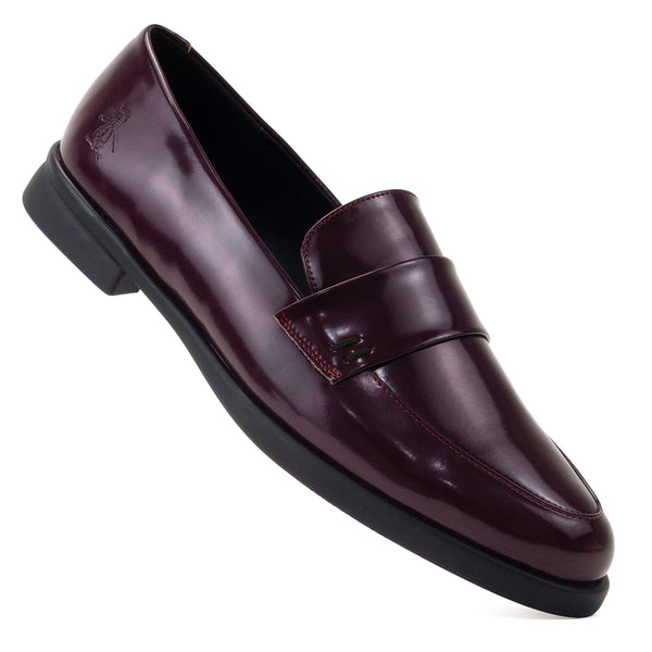 Mocasín Style Alice Burgundy Para   Dama