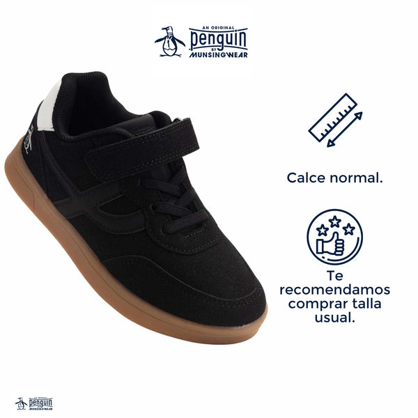 Tenis Penguin Kids Style Casey Negro