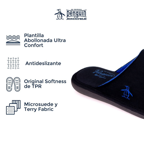 Pantufla Original Penguin Style Donner Negro