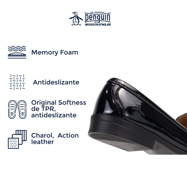 Mocasin Style Malva Negro