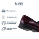 Mocasín Style Alice Burgundy Para   Dama