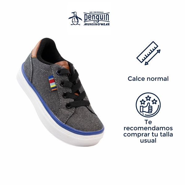 Tenis Original Penguin Style Daxon Gris