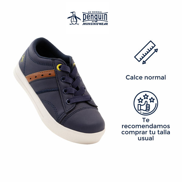 Tenis Original Penguin Style Theo Azul Marino