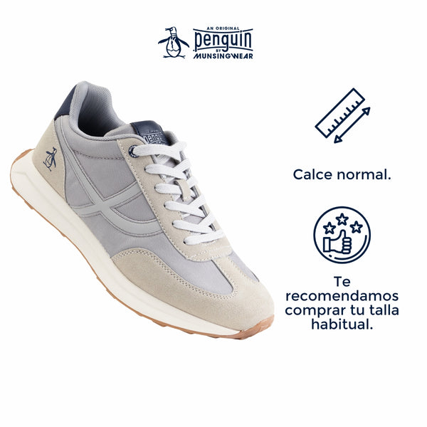 Tenis Penguin Style Breck Gris