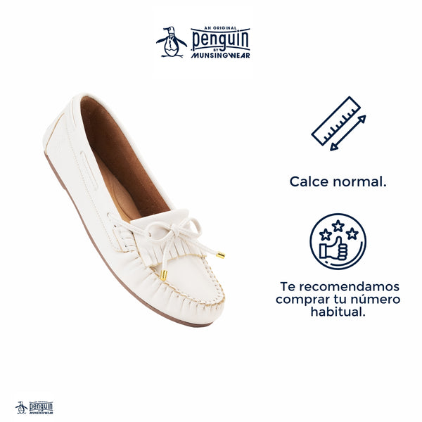 Mocasin  Style Celina Hueso