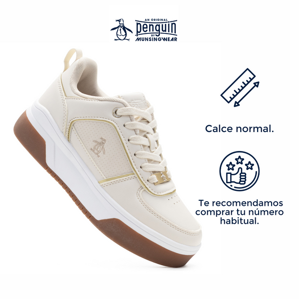 Tenis Original Penguin Style Harper Beige