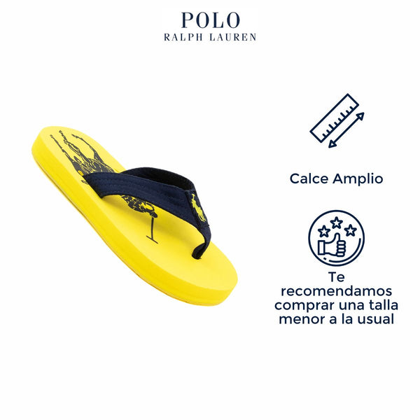 Sandalia Polo Ralph Lauren Style Theo Amarillo