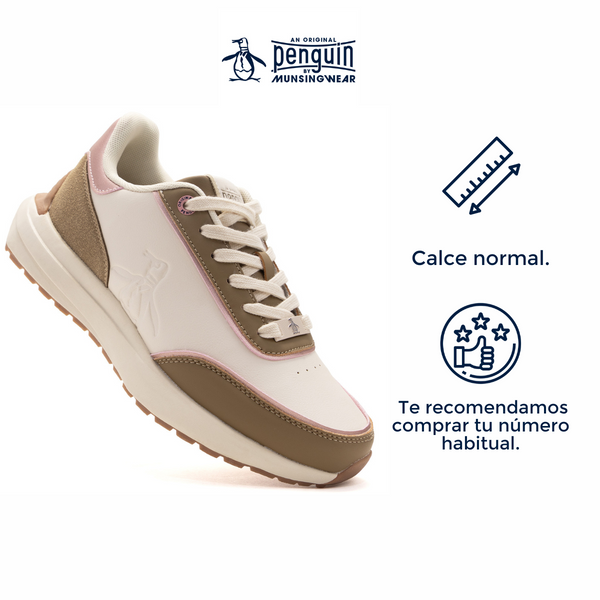 Tenis Original Penguin Style Lya Beige