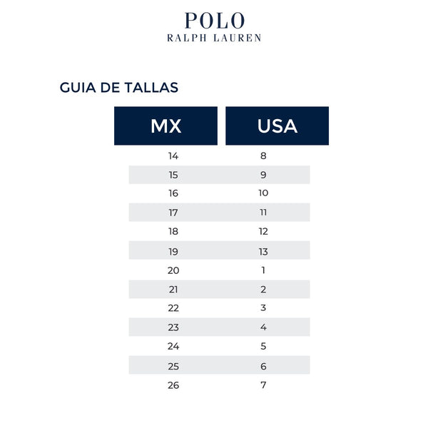 Tenis Polo Ralph Lauren Style Ball Harbour Azul Marino