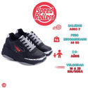 Tenis Patín Speed Rollers Style Dark Smile Negro Para Niño