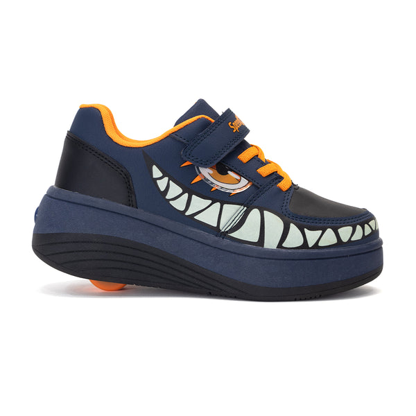 Tenis Patín Speed Rollers Style Speed Wolf Azul Para Niño