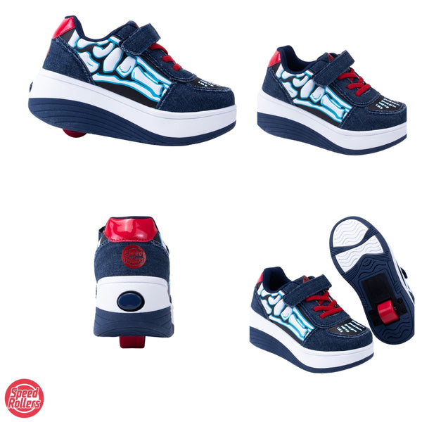 Tenis Patín Speed Rollers Style Rocker Bones