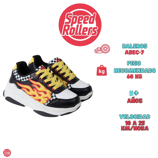 Tenis Patín Speed Rollers Style Blaze Runner