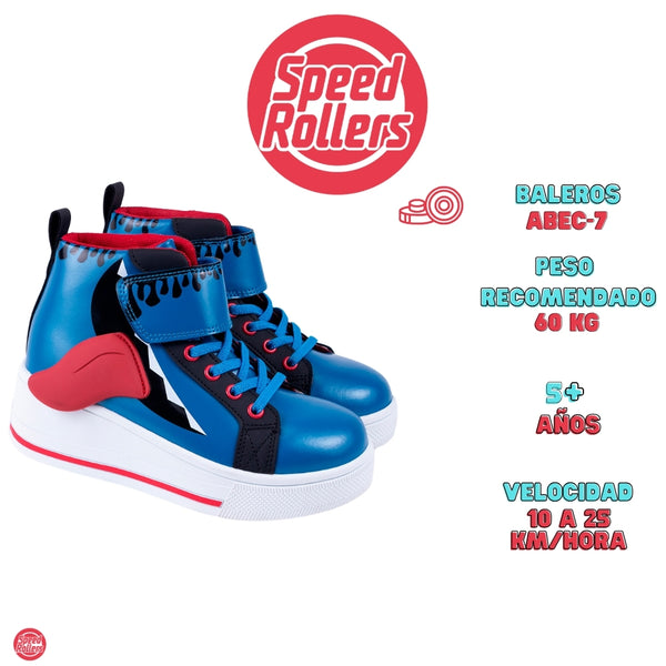Tenis Patín Speed Rollers Style Flow Tongue