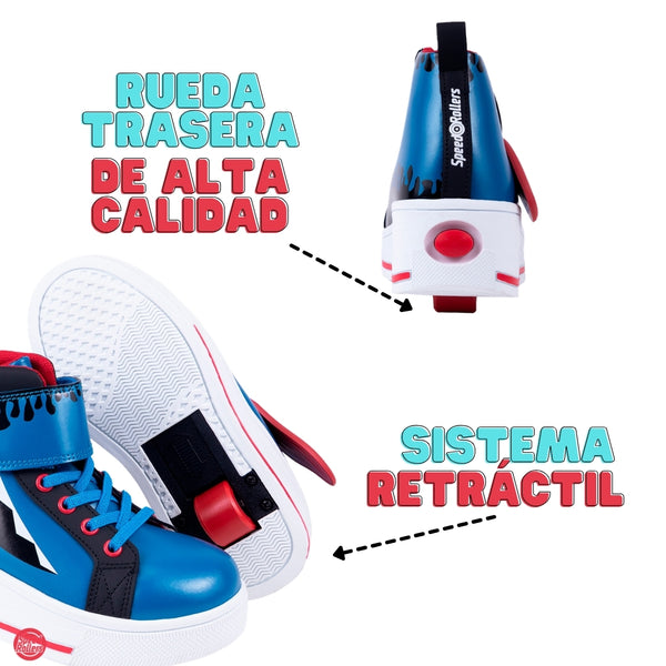 Tenis Patín Speed Rollers Style Flow Tongue