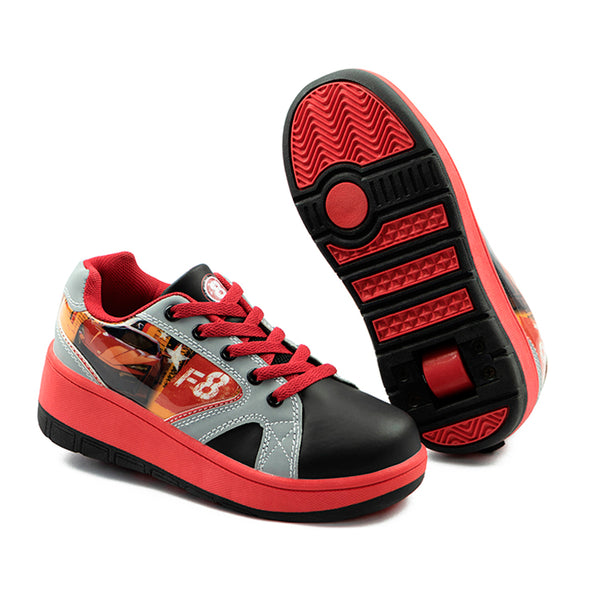 Tenis Patín Para Niño Rápidos Y Furioso Rojo