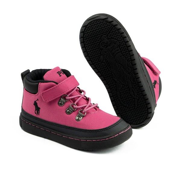 Tenis Bota Polo Ralph Lauren Style Boots Hiker Rosa