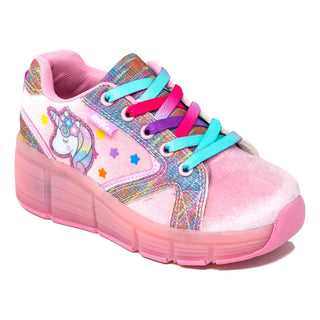 Tenis Patin Onix Unicornio Suave Rosa