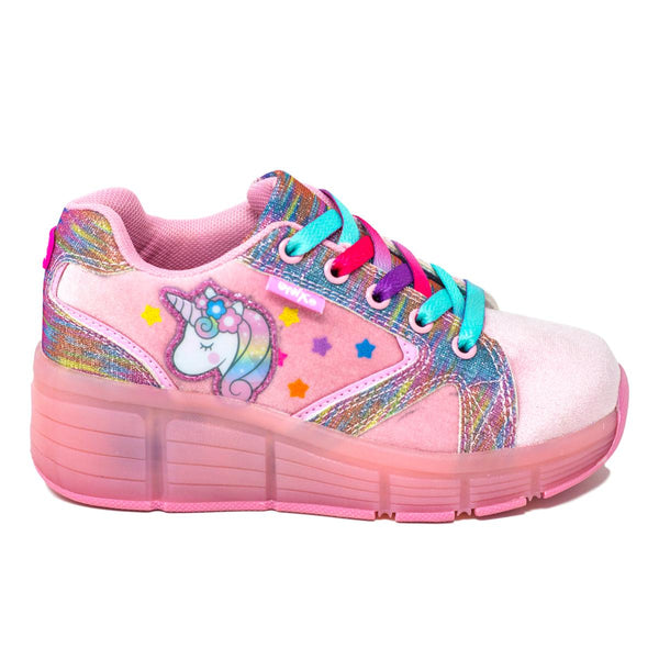 Tenis Patin Onix Unicornio Suave Rosa
