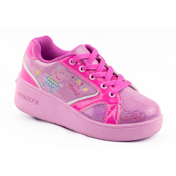 Tenis Patín Peppa Pig Brillos Rosa