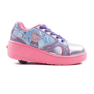 Tenis Patín Peppa Pig Princesa Morado