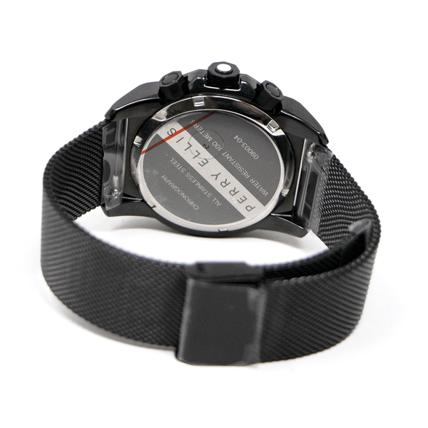 Reloj Perry Ellis Para Hombre Decagon GT Negro De 44 mm