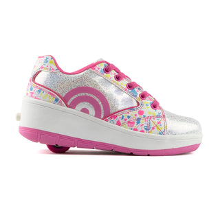 Tenis Patín Para Niña Speed Rollers Corazones Rosa