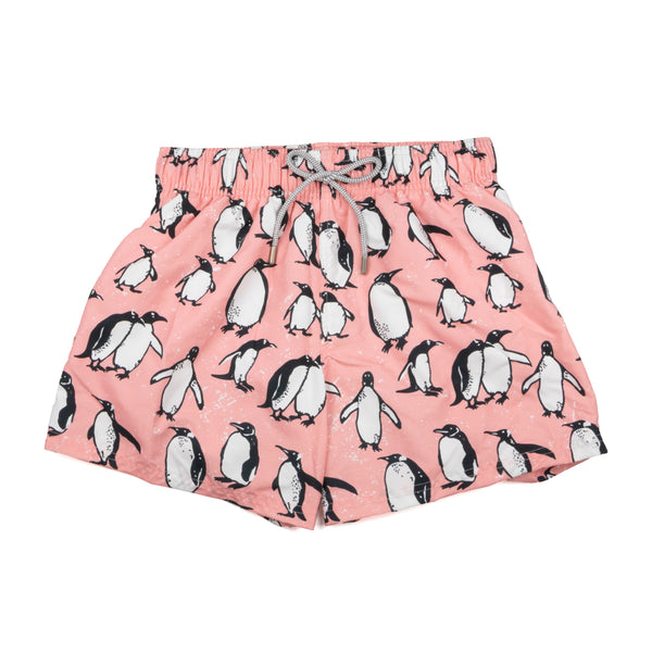 Traje De Baño Wave Motion Pingüinos Peach